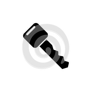 Car Key Flat Vector Icon