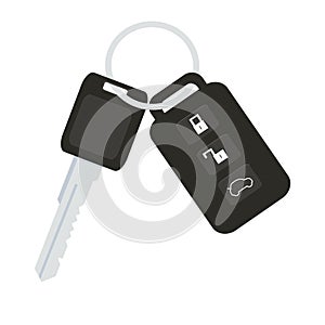 Car key with remote control flat photo