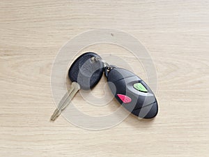 Car key with remote control