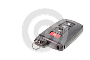 Car key remote isolated on white background