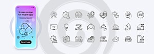 Car key, Sports stadium and International flight line icons for web app. Pictogram icon Vector