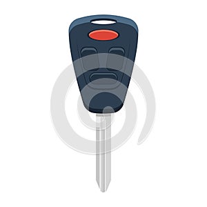 Car key vector illustration isolated on white background