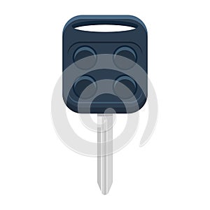 Car key vector illustration isolated on white background