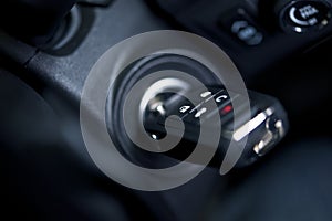 Car Keys in Ignition Keyhole