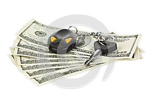 Car keys and money