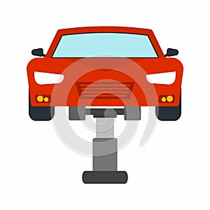 Car Lifter icon vector image.