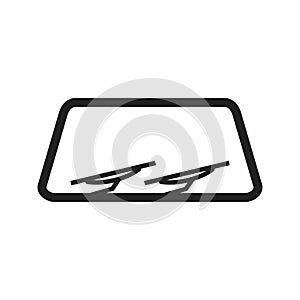 Car Light Bulb icon vector