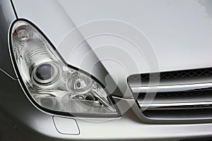 Car light, close up