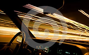 Car light trails 1 - driver