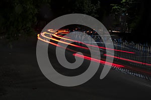 Car Light trails