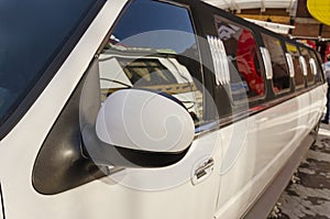 Car Limo - detail of a luxury car