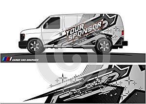 Car livery Graphic vector. abstract racing shape design for vehicle vinyl wrap background