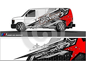 Car livery Graphic vector. abstract racing shape design for vehicle vinyl wrap background