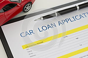 Car loan application