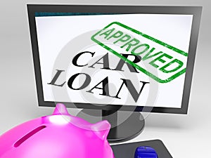 Car Loan Approved Shows Vehicle Credit Confirmed