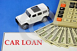 Car loan - a loan for the purchase of a vehicle.