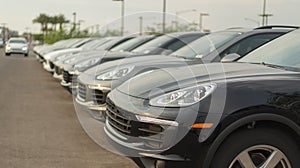 Car lot - sales auto dealership photo