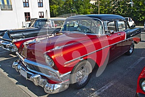 Am car meeting in halden (1956 chevrolet)