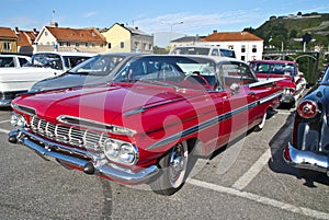 Am car meeting in halden (1959 chevrolet impala) photo