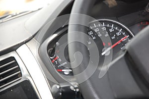 car meter speed is high