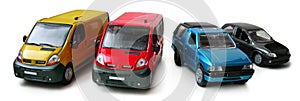 Car models - cargo, passenger van, pickup