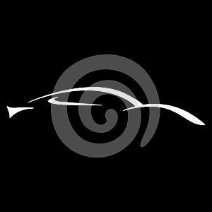 Car modern logo, editable vector eps file