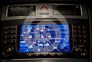 Car navigation, gps photo
