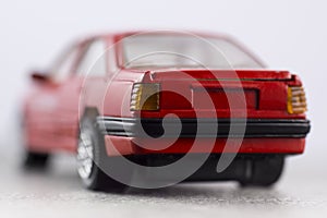 Car, number plate missing