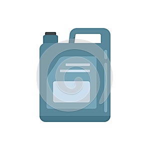 Car oil canister icon flat isolated vector