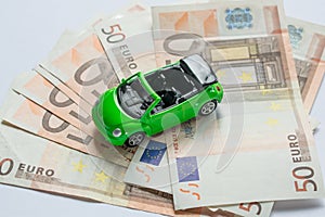 Car oil fuel insurance and maintenance travel closeup expenses concept