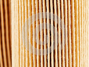 Car paper air filter surface, focus stacking