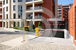 Car park entrance