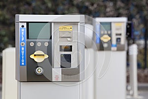 Car park ticket machine