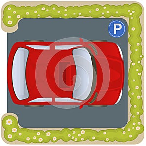 Car parking icon