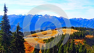 Car parking in the Olympic National Park