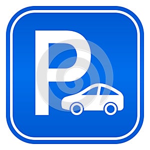 Car parking sign