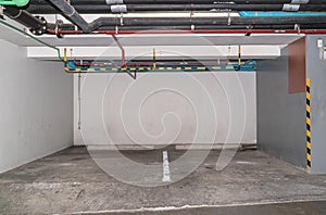 Car parking in an underground garage