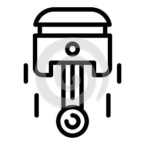 Car part icon, outline style