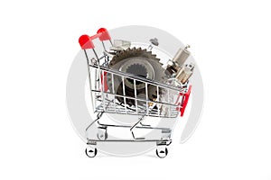 Car parts shopping cart