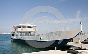 Car and passenger commuter ferry greek islands