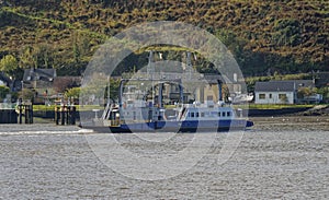 The Car and Passenger Ferry for the Waterford Estuary at Ballyhack, near Duncannon