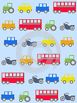 Car pattern seamless