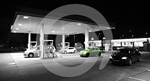 Auto benzina  stazione 