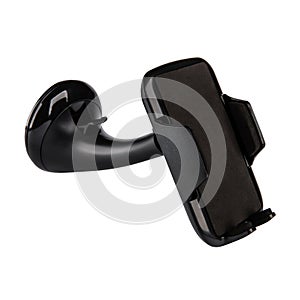 Car phone holder isolated on a white background