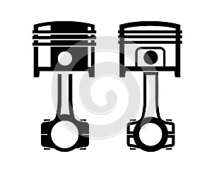 Car piston icon