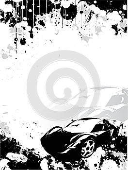 Car poster background