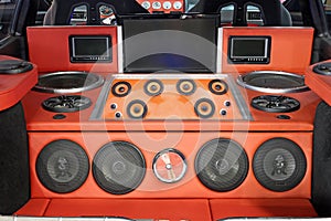 Car powerful audio system