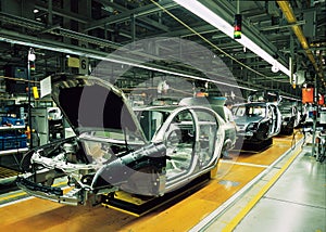 Car production line photo