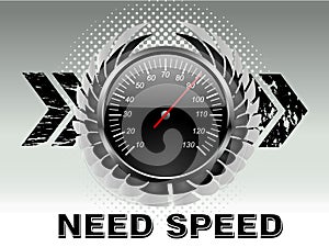 Car racing speed counter