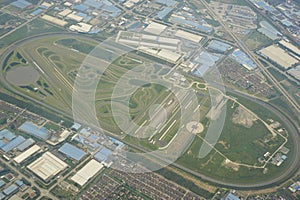 A car-racing track